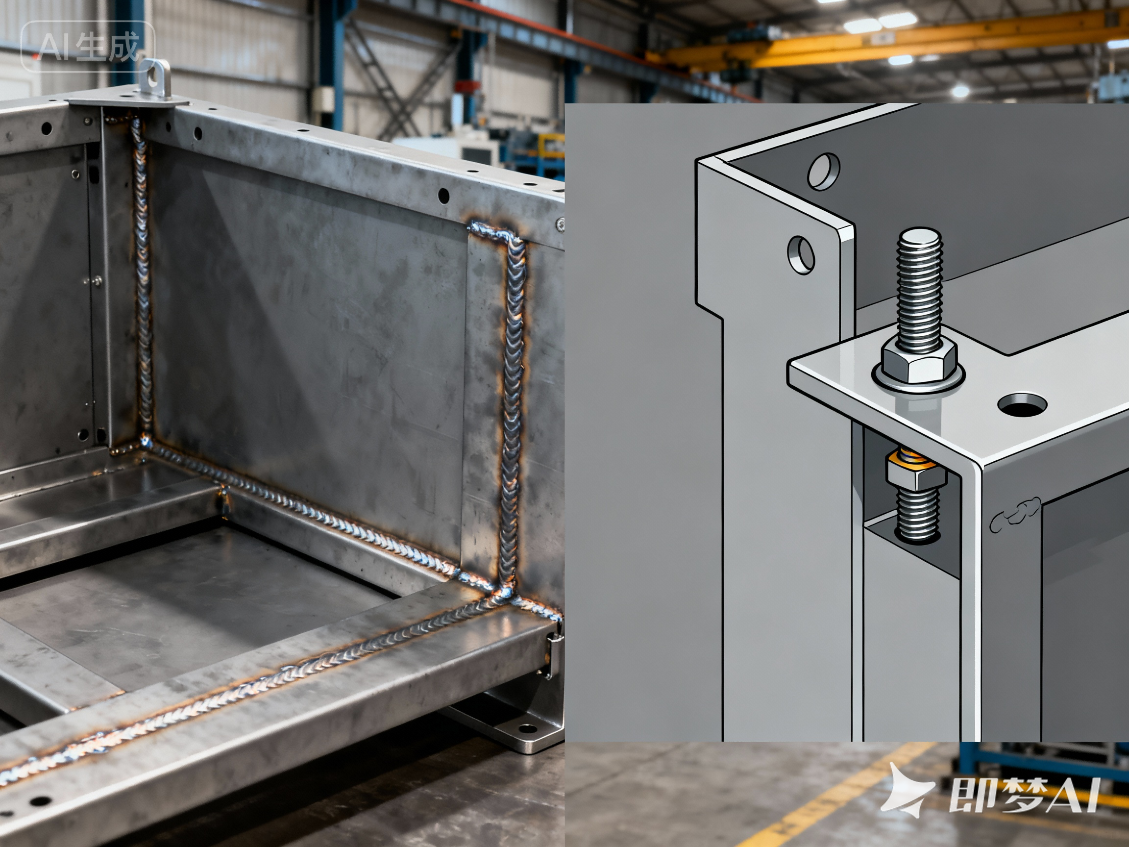 钣金件为什么要焊接，而不是拧螺丝？——从工程结构设计角度的系统解析